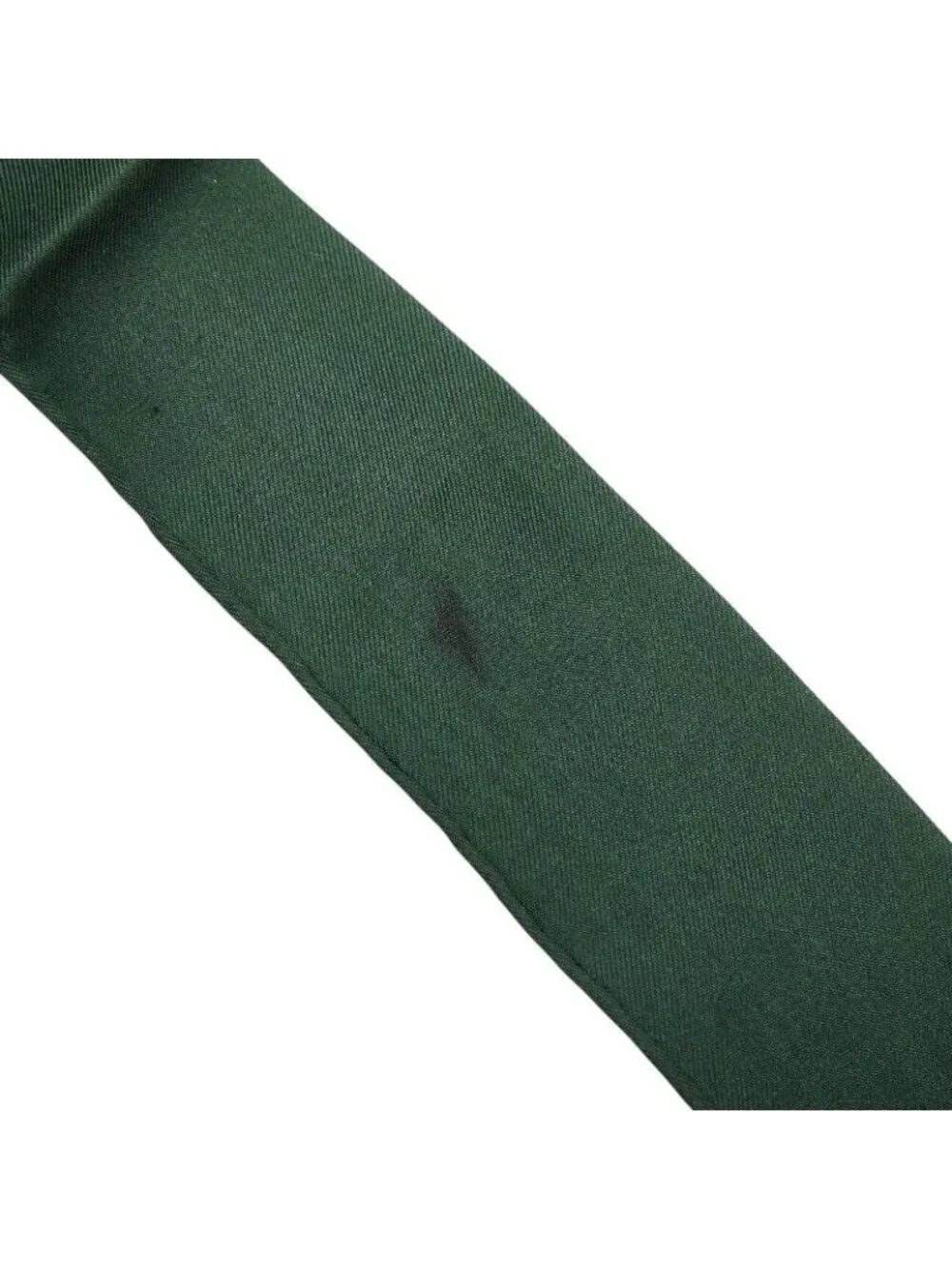 Saint Laurent Logo Geometric Scarf C-tk Green Ivory Silk